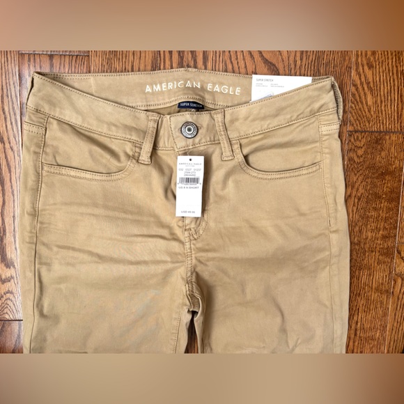 American Eagle Outfitters Super stretch Tan Jeggings - Picture 2 of 6